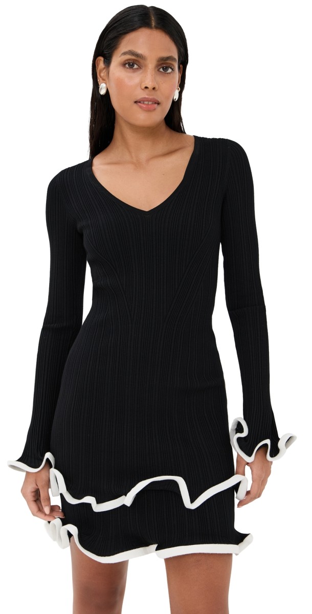 SIMKHAI Avalon Mini Dress Black
