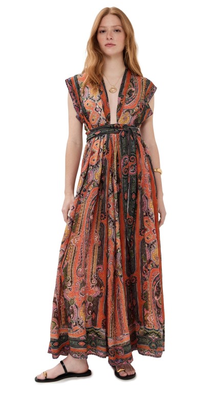 Isabel Marant Melissa Maxi Dress Orange