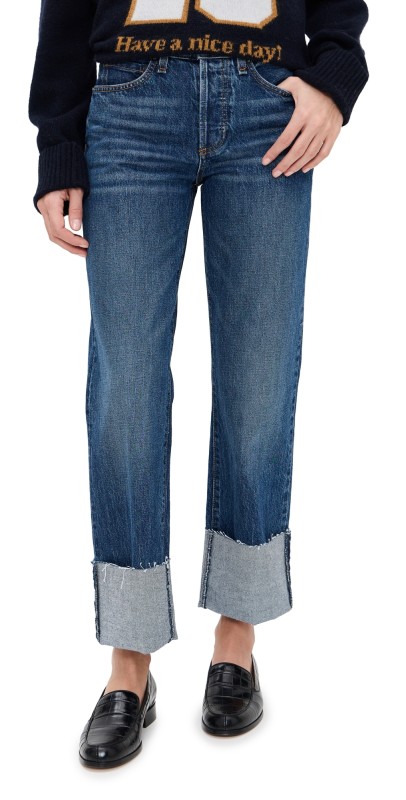 ASKK NY Cuffed Mid Rise Straight Jeans Paris