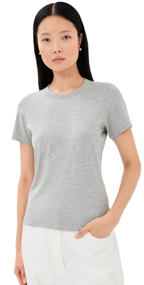 SPRWMN Baby Tee Heathered Grey