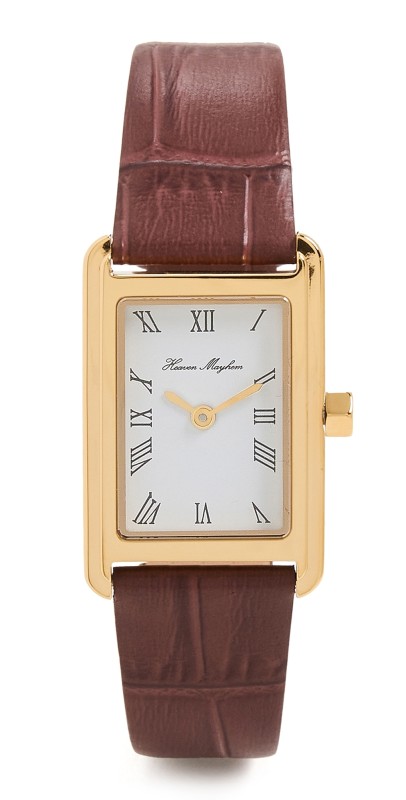Heaven Mayhem The Monroe Icon Watch Gold/Burgundy