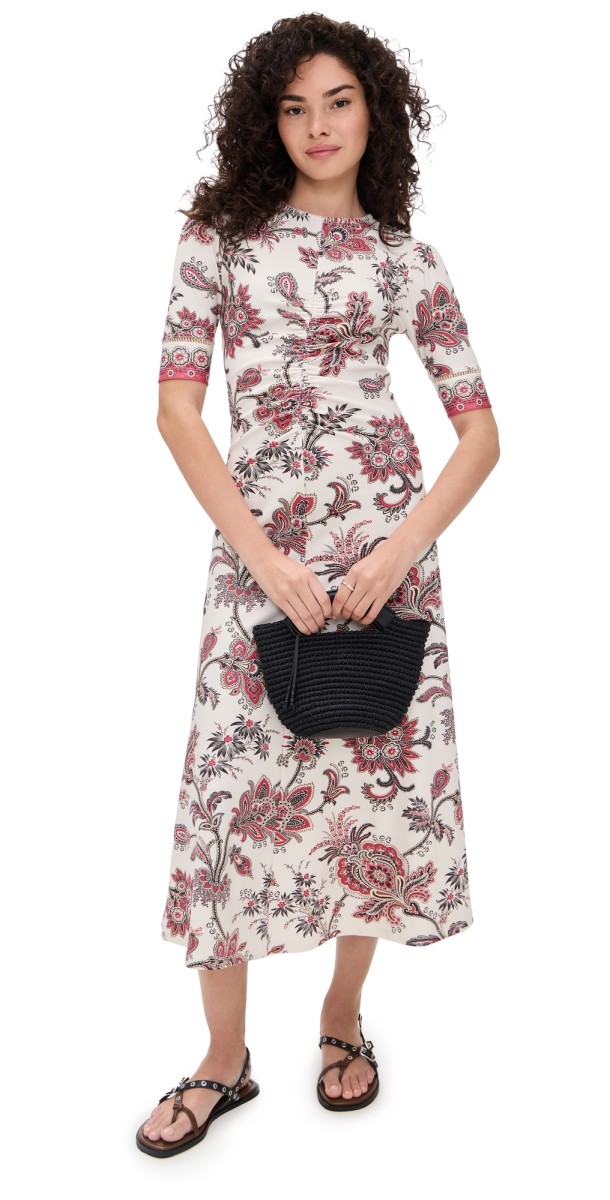 Sea Cassandra Print Ruched Dress Multi