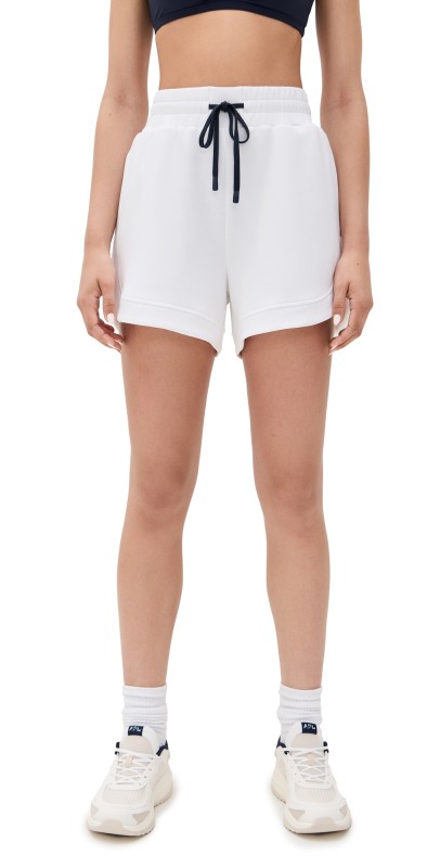 Varley Ollie High Rise Shorts 3.5 White