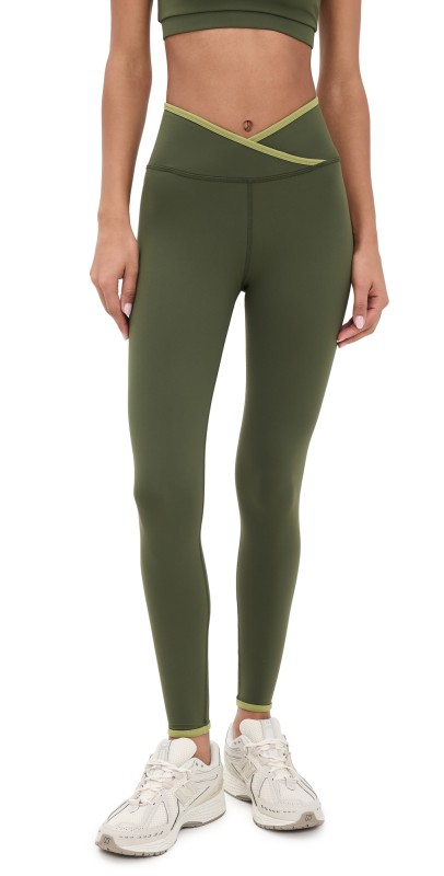 Strut This The Rae Ankle Leggings Basil