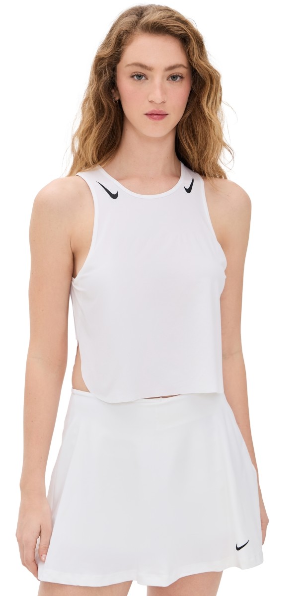 Nike Aeroswift ADV Crop Tank White/Black
