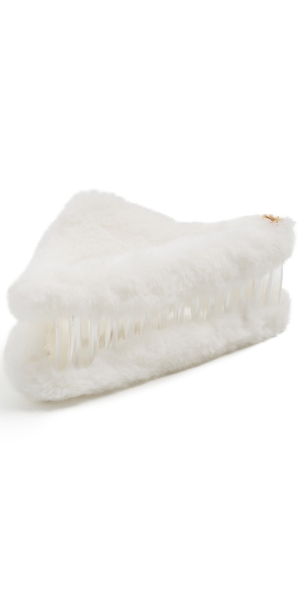 Lele Sadoughi Chalet Claw Clip Ivory
