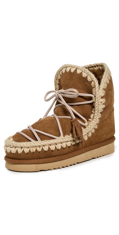 MOU Mou 18 Lace Boots Cognac