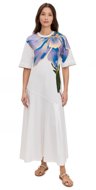 FARM Rio Flower Maxi Dress Off-White