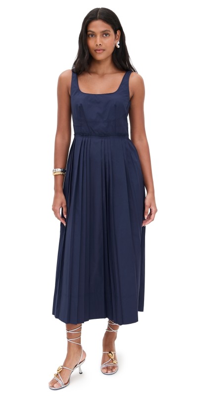 Tanya Taylor Priscilla Dress Maritime Blue