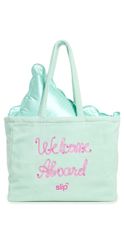 Slip Travel Pillow + Beach Bag Les Vacances