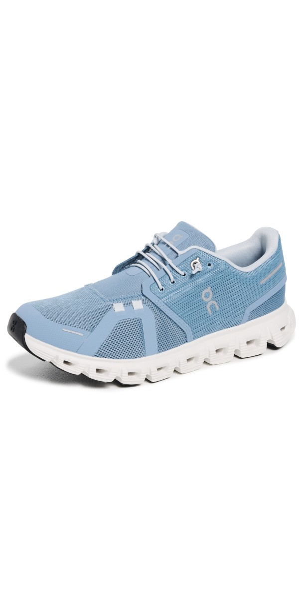 On Cloud 6 Sneakers Chambray/White