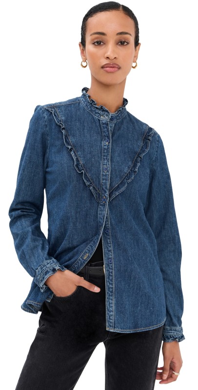 Nili Lotan Marcela Shirt Classic Wash