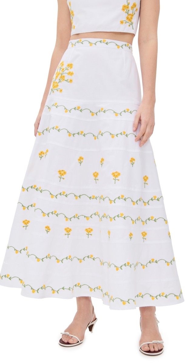 Fanm Mon Derya Skirt White