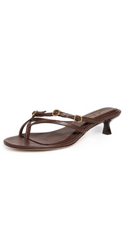 rag & bone Sammie Buckle Kitten Heels dkmocha
