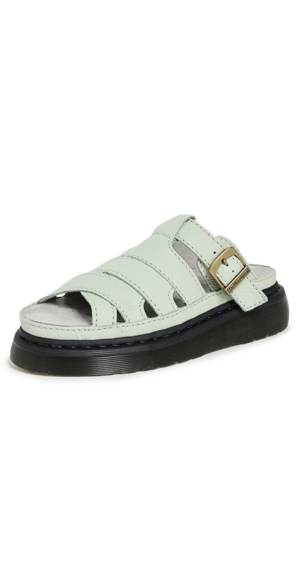 Dr. Martens Maxxy Slide Sage Green Buttersoft Sandals Sage Green