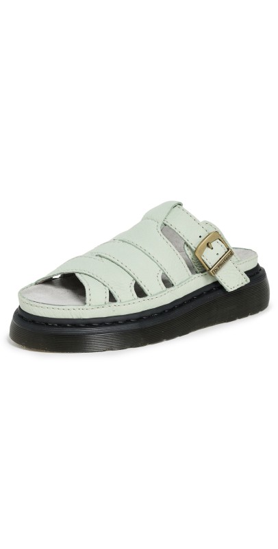 Dr. Martens Maxxy Slide Sage Green Buttersoft Sandals Sage Green