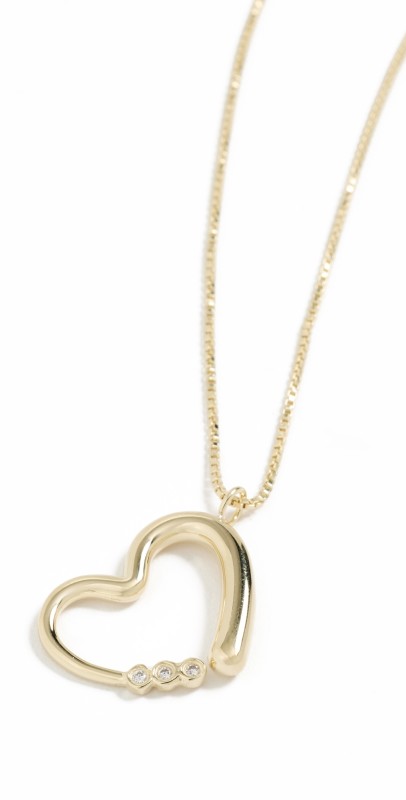 Jennifer Zeuner Jewelry Gianna Necklace Gold Vermeil