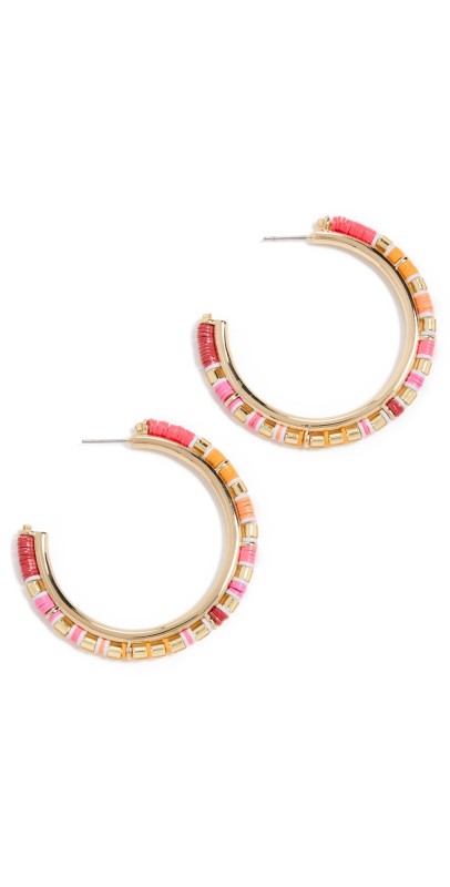 Elsie Frieda Mini Anquilla Hoops Golden Hour