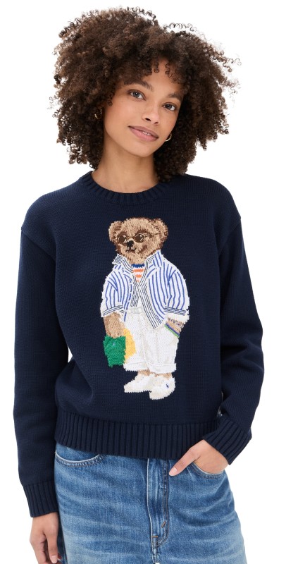 Polo Ralph Lauren Polo Bear Pullover Hunter Navy Multi