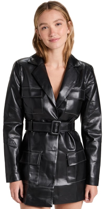 Lioness Steinway Mini Dress Black
