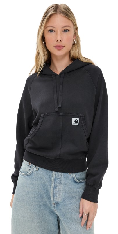Carhartt WIP W Hooded Hudson Sweatshirt Black