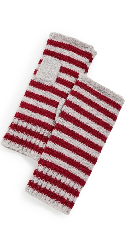 Damson Madder Stripe Mittens Mult