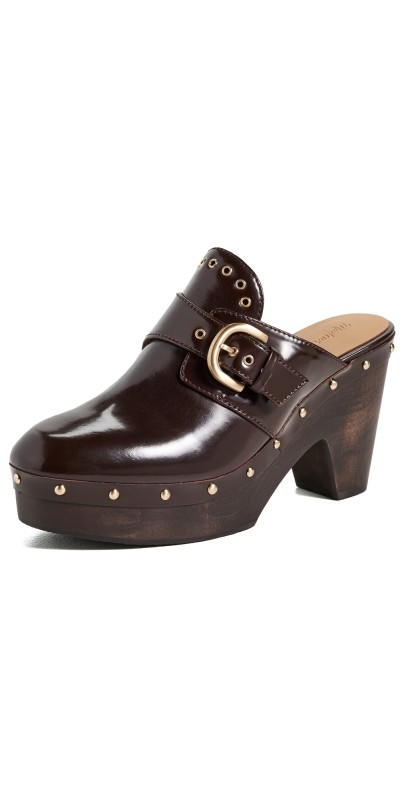 Madewell Finneas Clogs Stained Rosewood