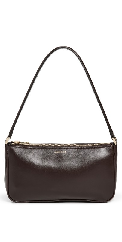 ANINE BING Mini Elly Bag Dark Brow
