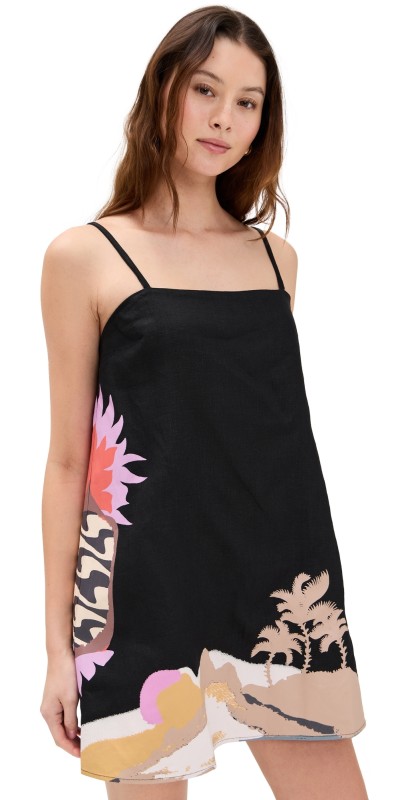 Las Sureñas Ipanema Short Dress Black