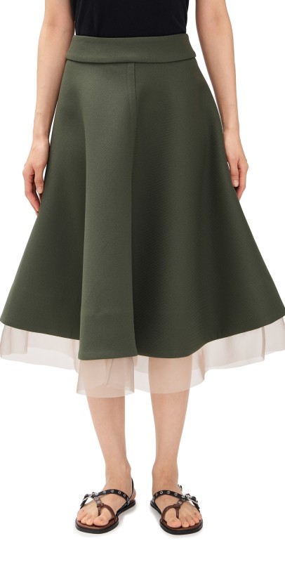 Rachel Comey Fleurot Skirt Dark Olive