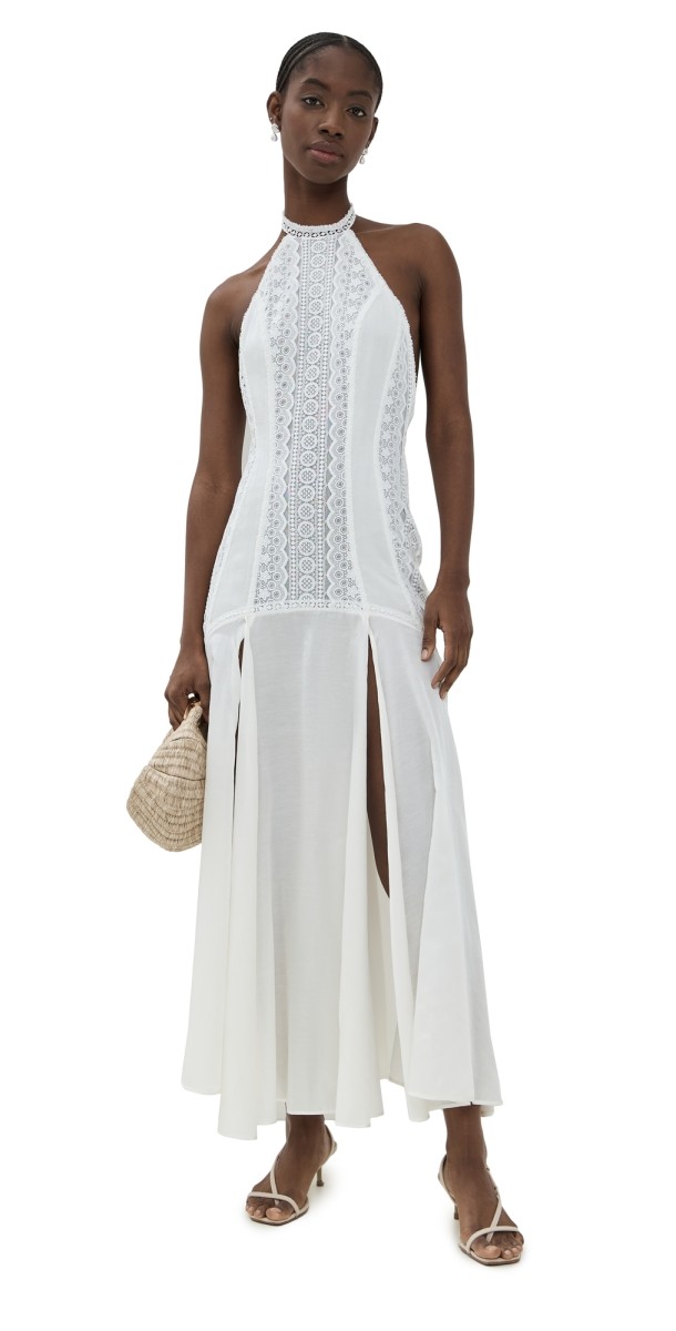 Charo Ruiz Tarel Long Dress White Myth