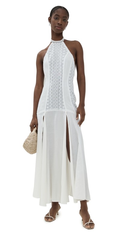 Charo Ruiz Tarel Long Dress White Myth