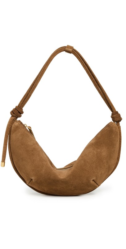 Madewell Suede Bolo Shoulder Bag Aged Cognac