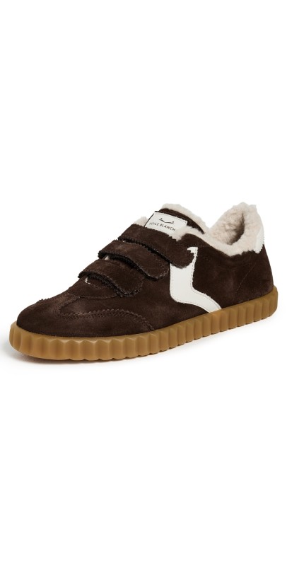 Voile Blanche Ines Fringe Sneakers Dark Brown