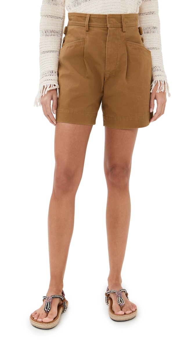Isabel Marant Fairy Shorts Caramel