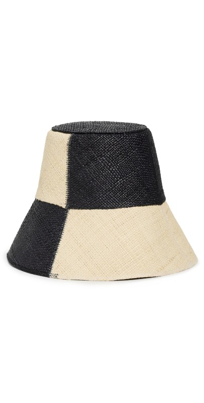 Johanna Ortiz Antique Ecru/Iconic Black Heaven and Earth Hat Antique Ecru/Iconic Black