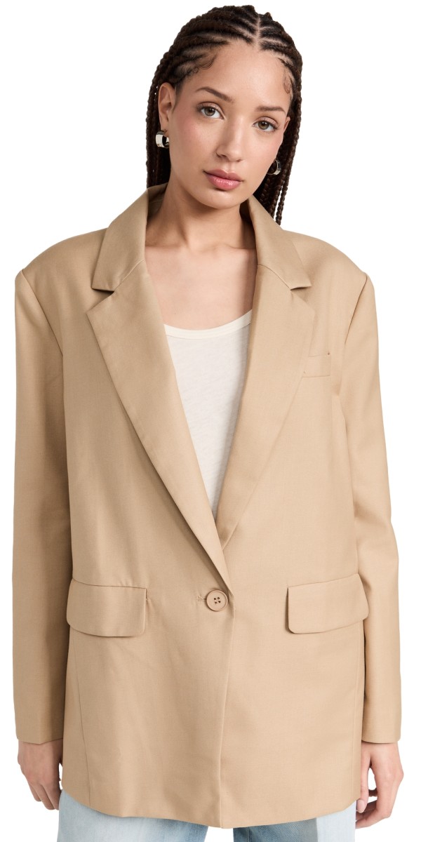 Lioness Welcome To The Jungle Blazer Beige