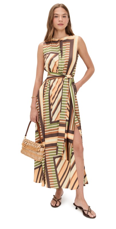 MISA Anabella Dress Geo Scarf