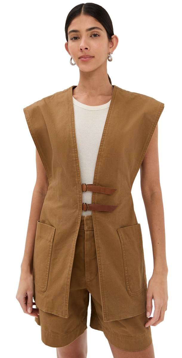 Isabel Marant Falila Vest Caramel