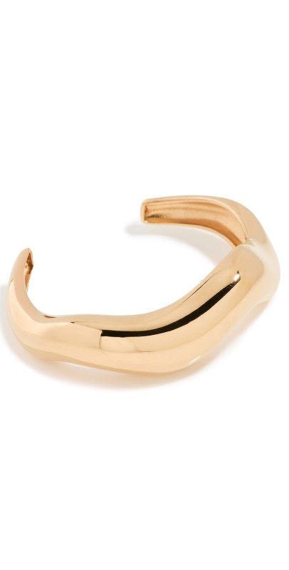 AGMES Large Astrid Cuff Gold Vermeil