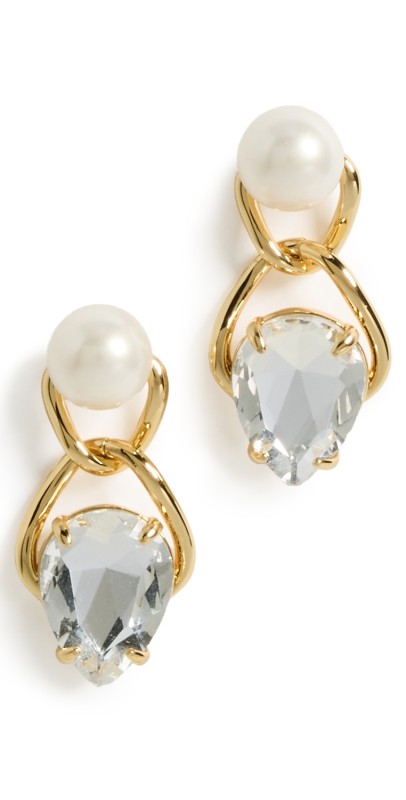 Lele Sadoughi Grecian Vessel Earrings Pearl