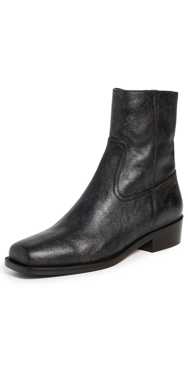 Aquazzura Out Law Lined Booties Testa di Moro