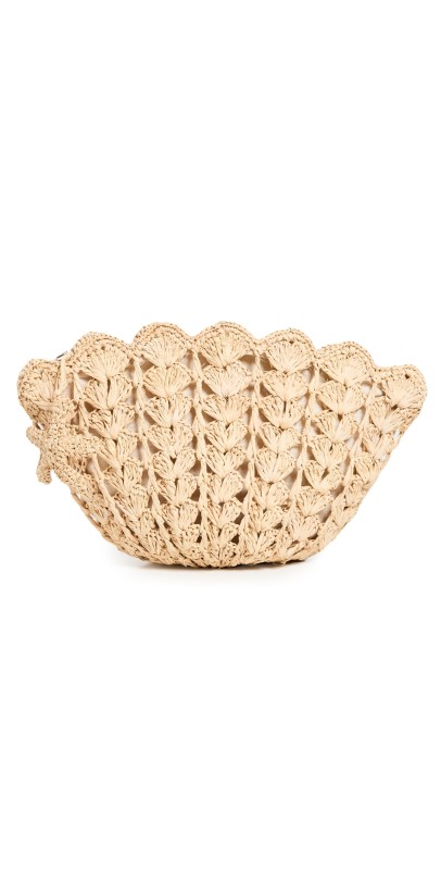 Mar Y Sol Shelly Clutch N-Natural