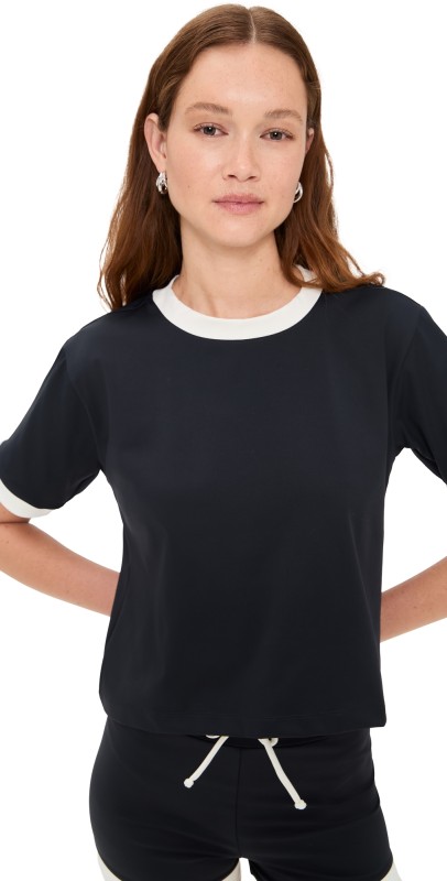 Port De Bras Akari T-Shirt Black/Chantilly