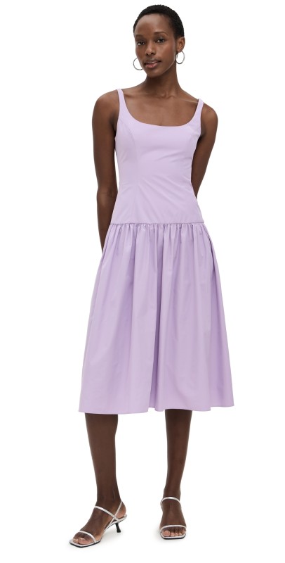 Amanda Uprichard Alicia Dress Lavender