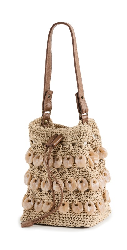 PatBO Patbo x Nannacay Angelica Bag Natural and Caramel