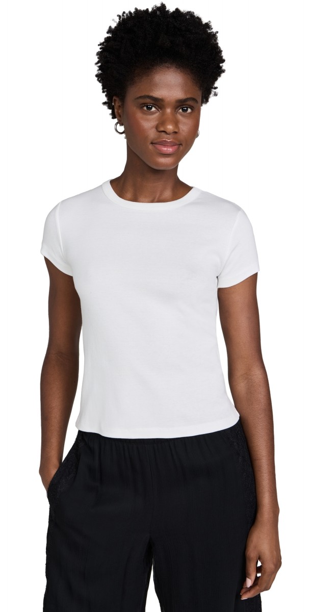 St. Agni Organic Cotton Baby Tee White