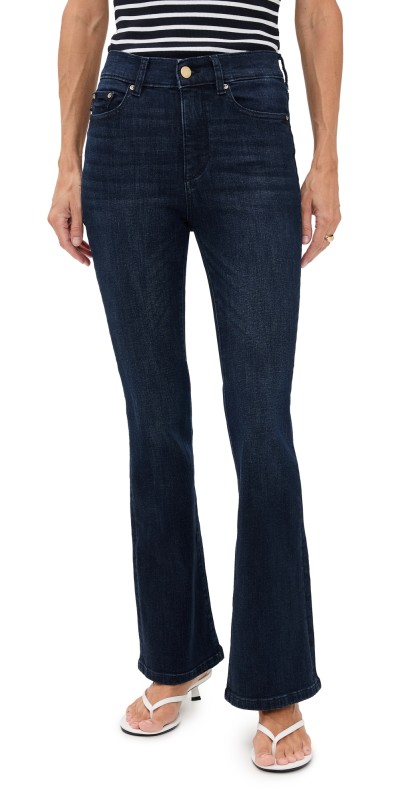 DL1961 Bridget Bootcut Petite High Rise Instasculpt Jeans Mediterranean (DL Airbrushed)