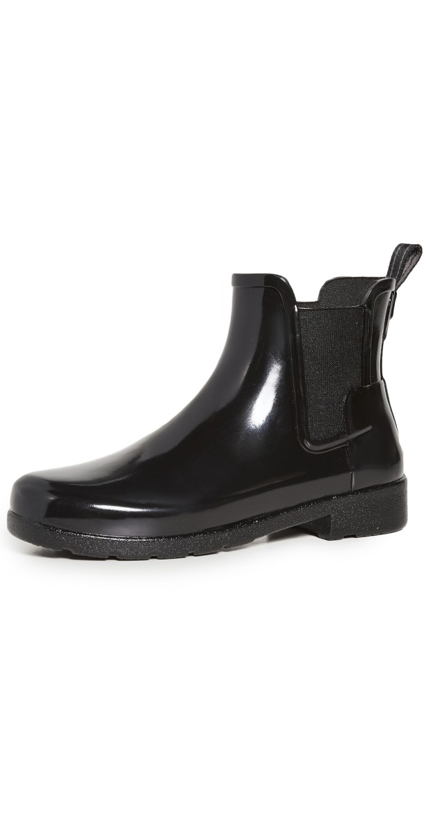 Hunter Boots Original Refined Chelsea Booties Black