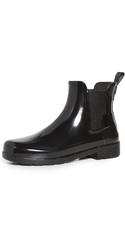 Hunter Boots Original Refined Chelsea Booties Black